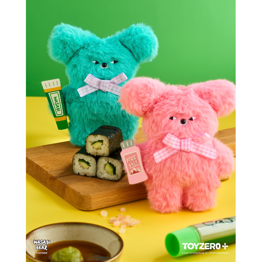 WASABI BEAR Flavor Series Plush Keychain Blind Box