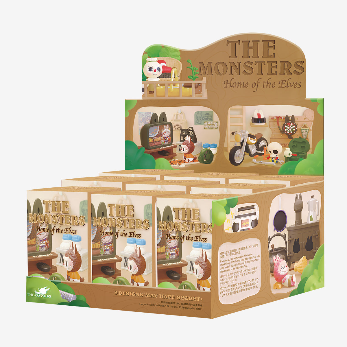 POP MART The Monsters Home of the Elves Prop Blind Box