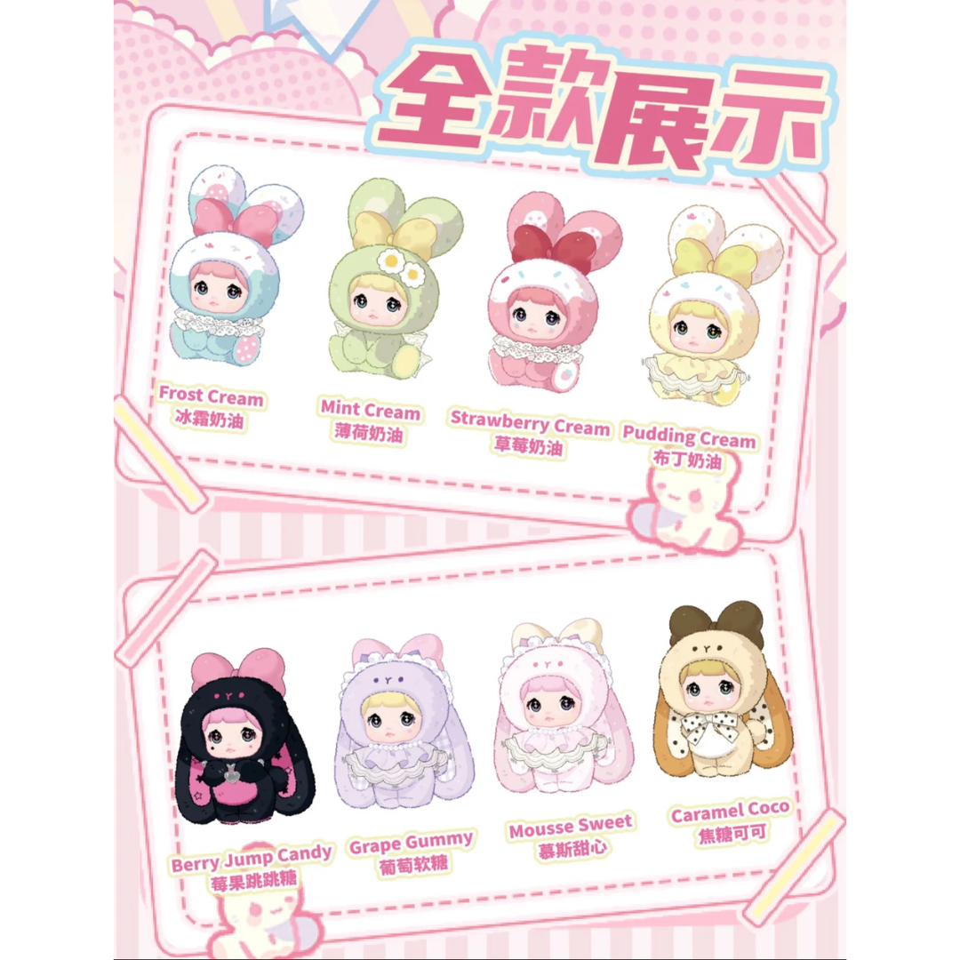 NOMMI Baby Sweetheart Bunny Plush Blind Boxes