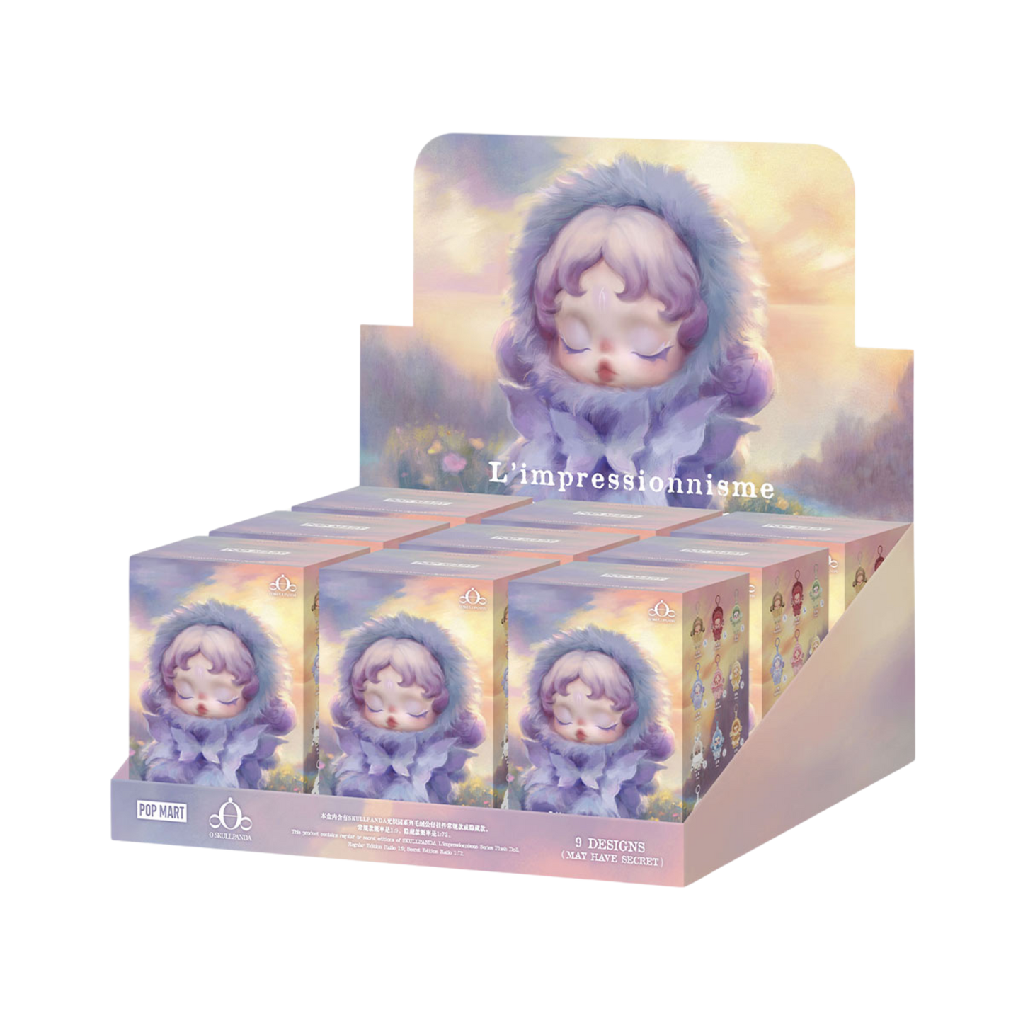 SKULLPANDA L'impressionnisme Series Plush Doll Blind Box