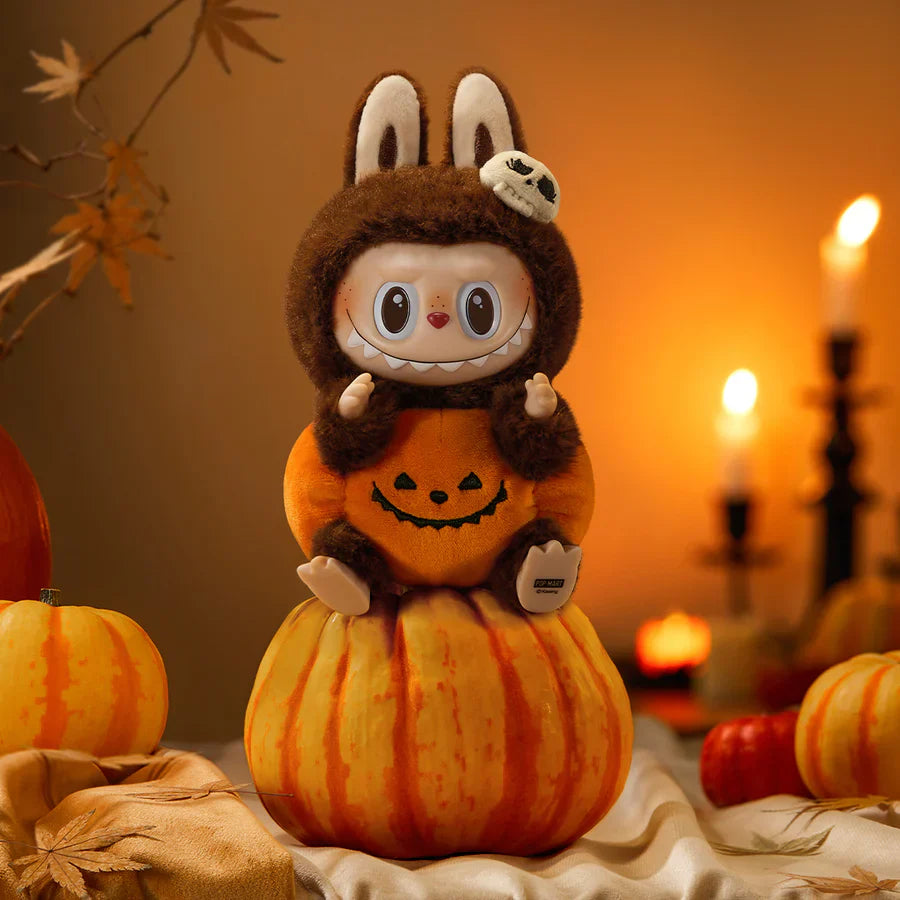 POP MART The Monsters Labubu Halloween Sitting Pumpkin