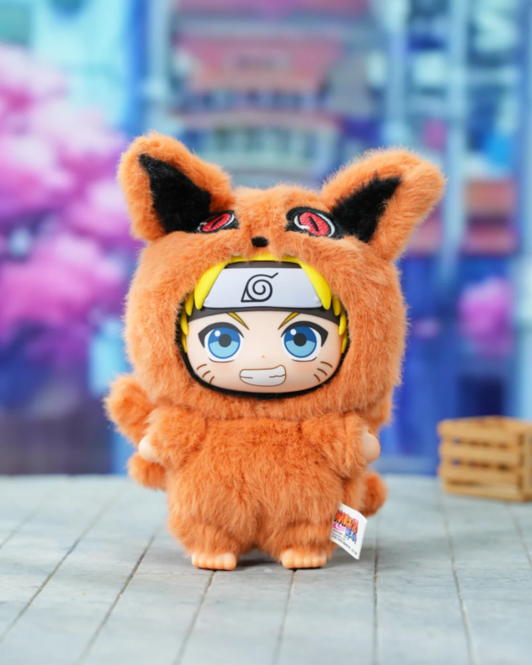 EAKI x TOP TOY Naruto Shippuden Cute Beast Party Plush Keychains