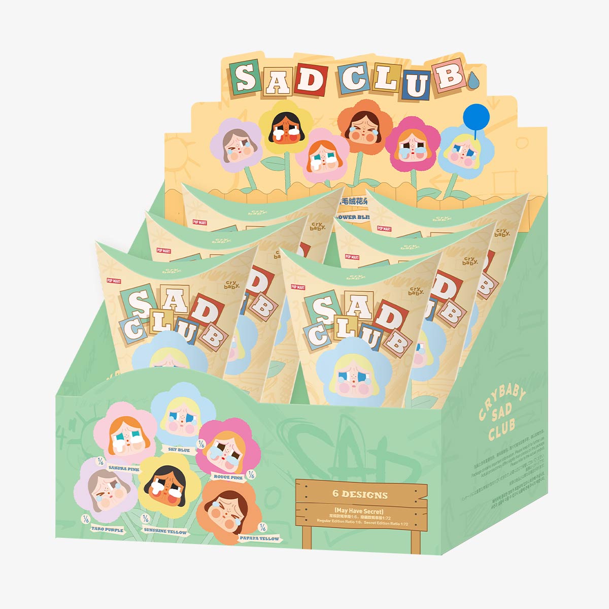 CRYBABY Sad Club Plush Flower Blind Box