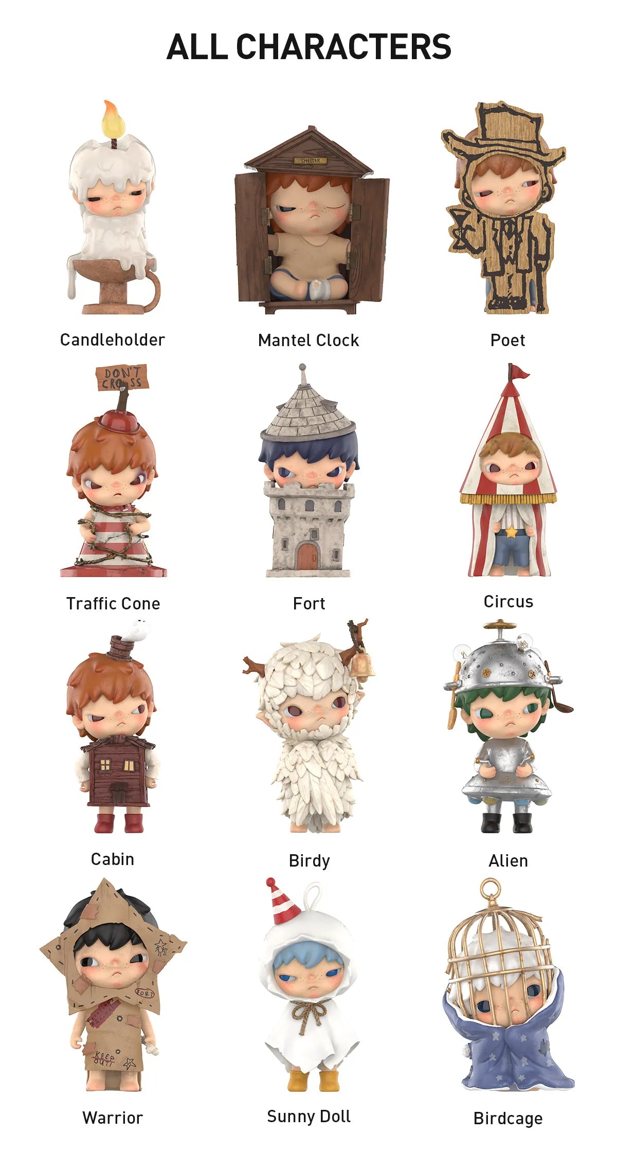 POP MART Hirono Shelter Figures