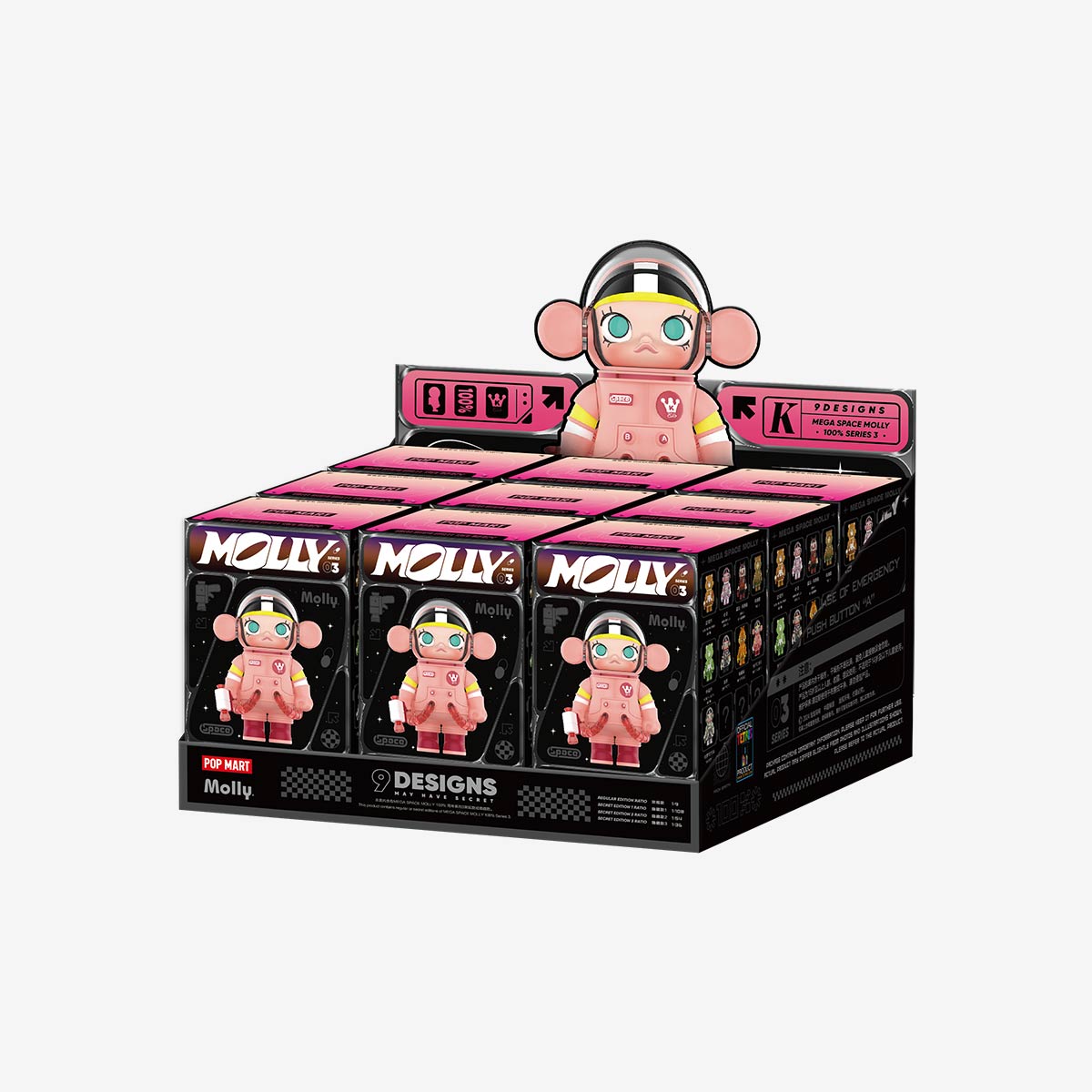POP MART MEGA Space Molly 100% 3 Blind Box