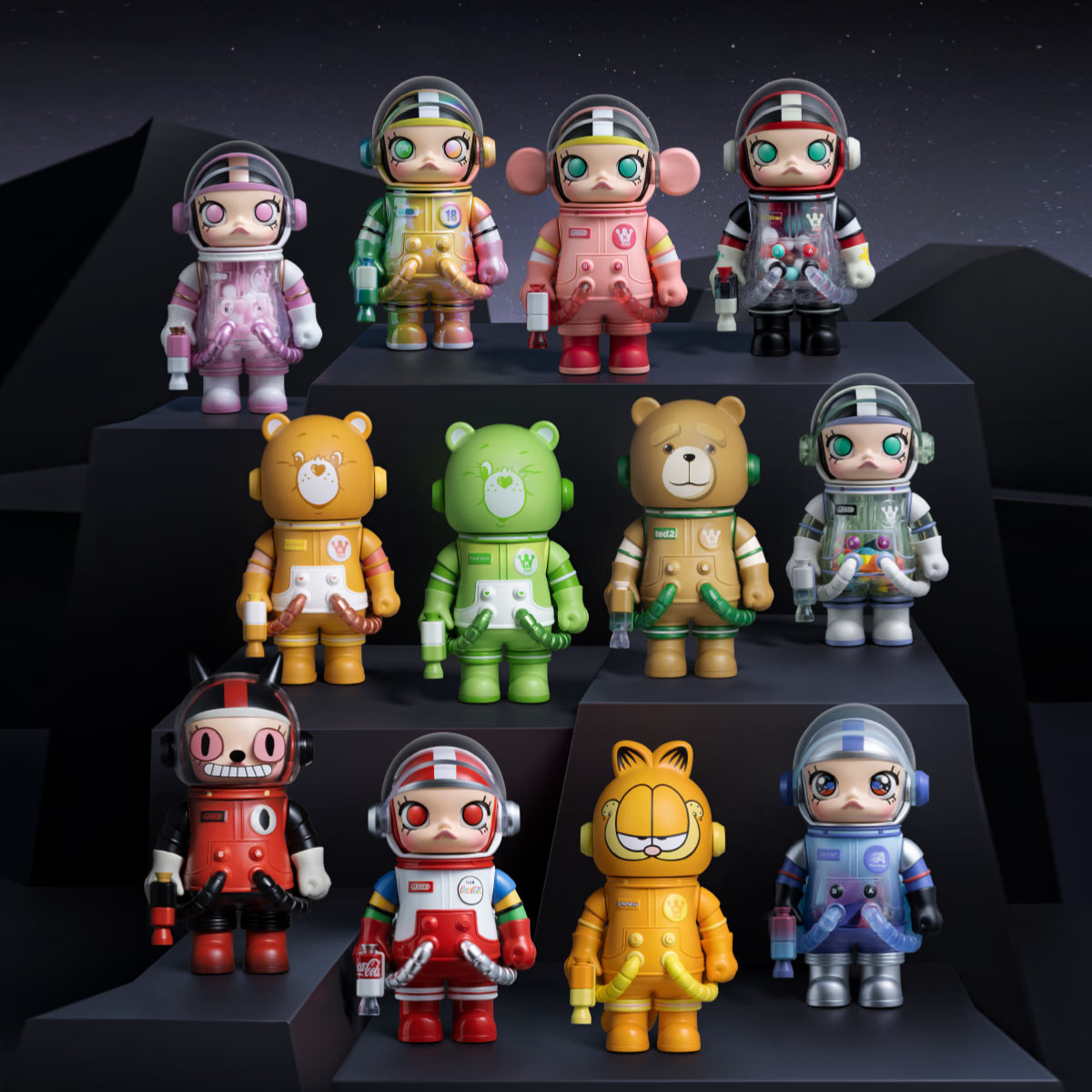 POP MART MEGA Space Molly 100% 3 Blind Box