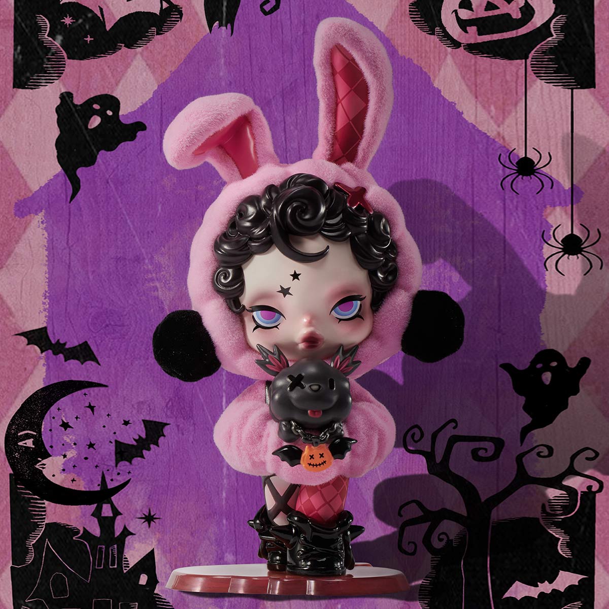 SKULLPANDA Bunny or Doggy Figure