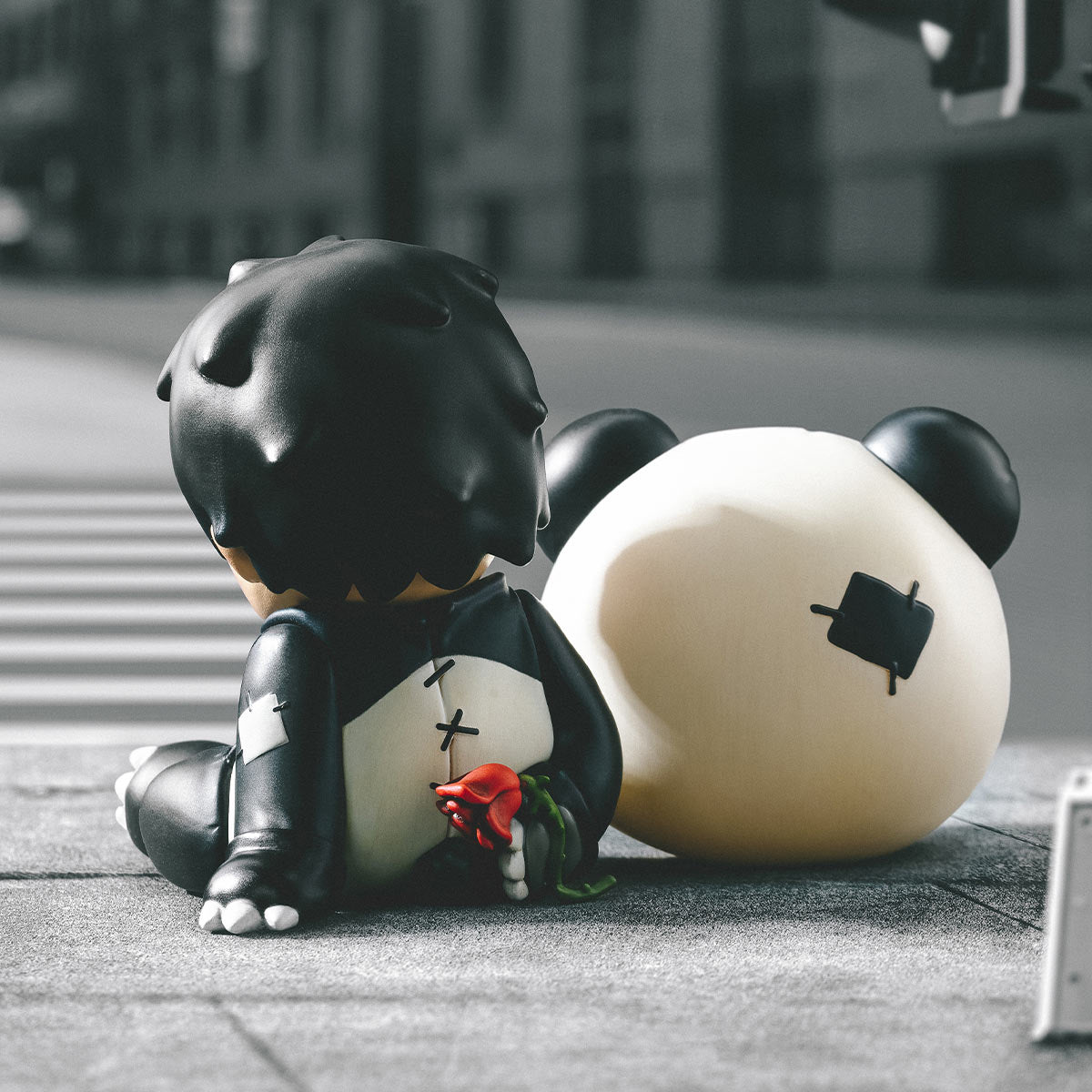 POP MART Hirono Doll Panda Figure