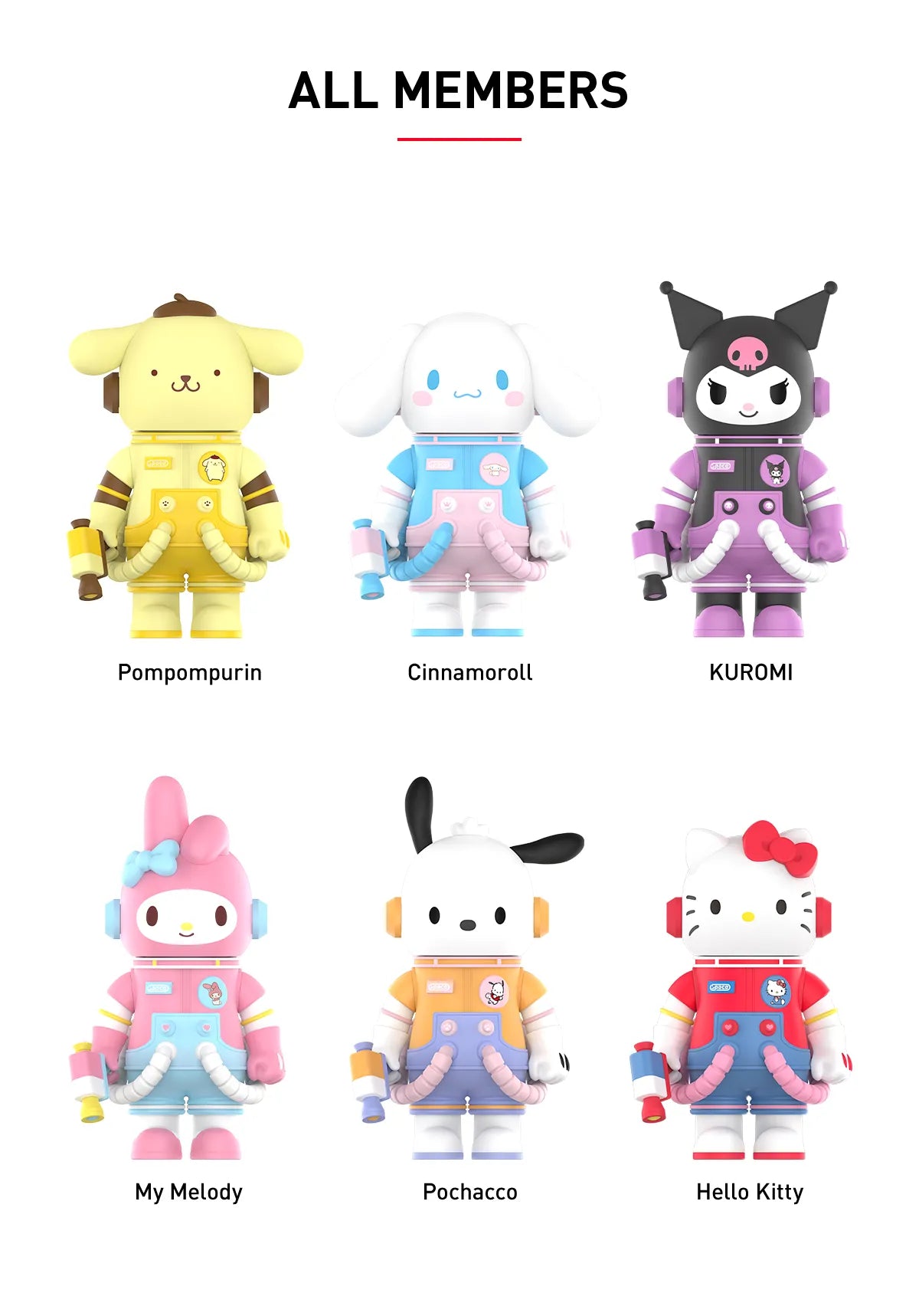 MEGA SPACE MOLLY 400% Sanrio Character Blind Box