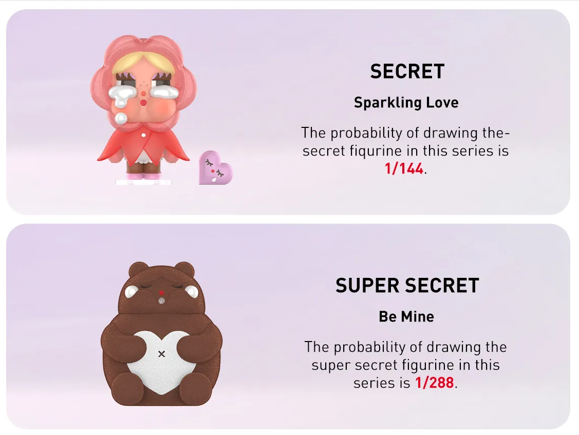 CRYBABY Crying For Love Figures Blind Box