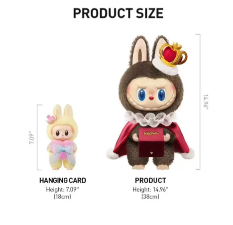 LABUBU THE MONSTERS Let's Checkmate Vinyl Plush