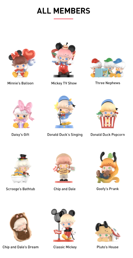 POPMART DIMOO WORLD × DISNEY Figures