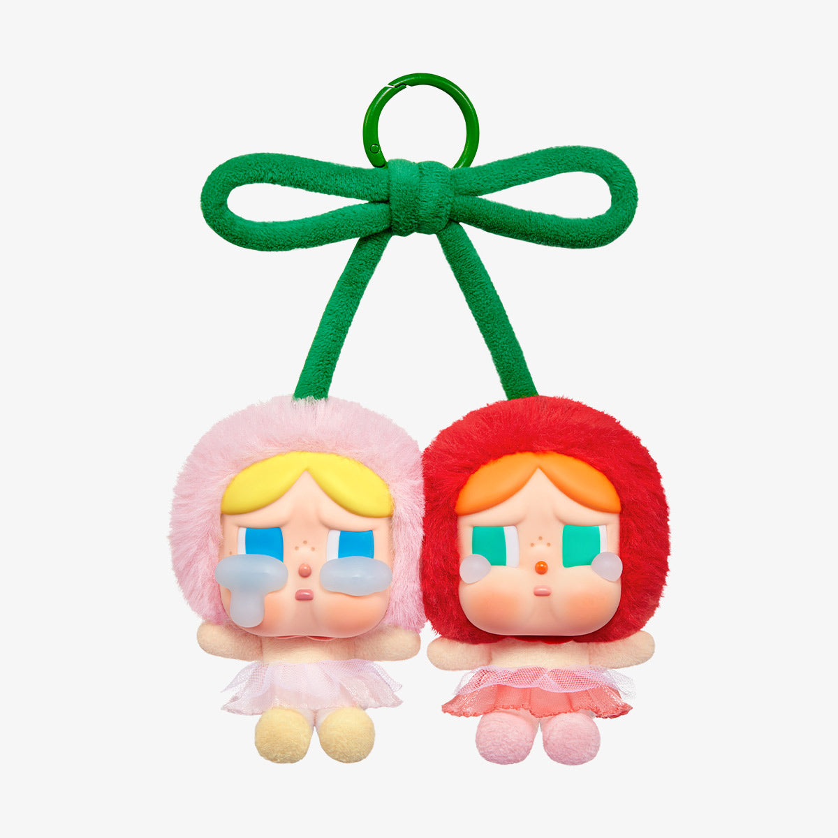 POPMART: CRYBABY Crying For Love Series-Vinyl Plush Hanging Card (Love You Cherry Much)