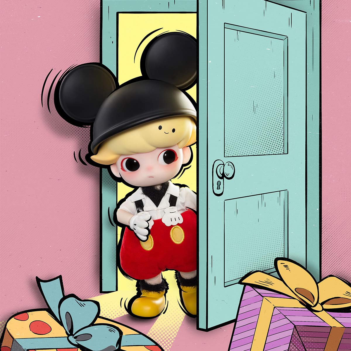 POPMART DIMOO MICKEY 1/8 Action Figure