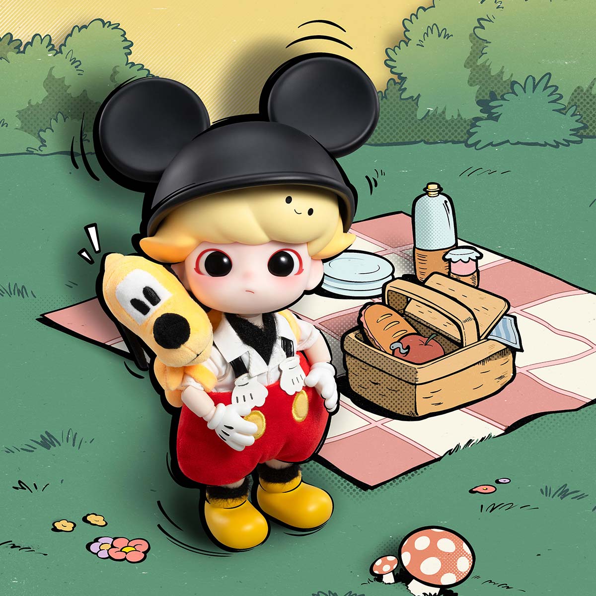POPMART DIMOO MICKEY 1/8 Action Figure