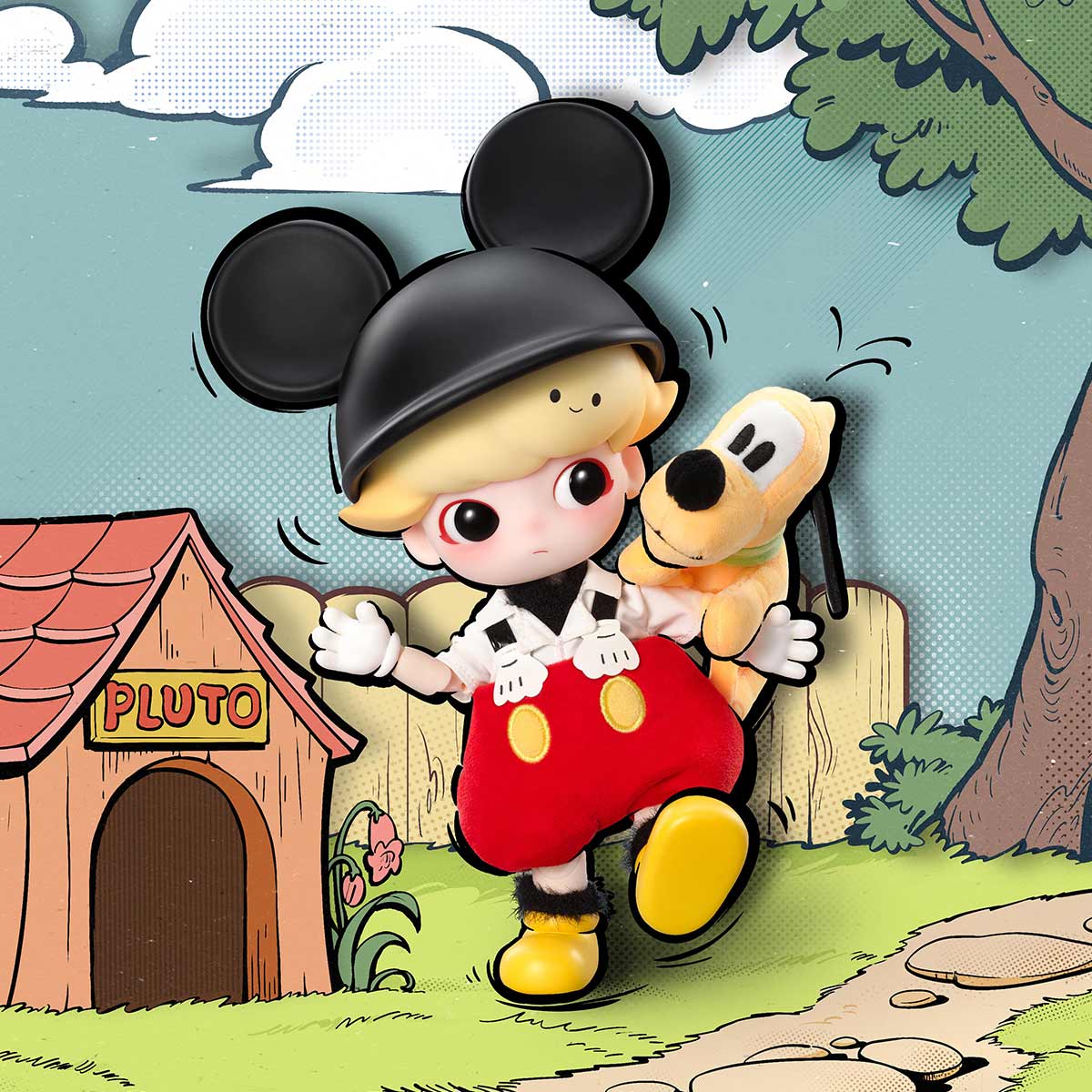 POPMART DIMOO MICKEY 1/8 Action Figure
