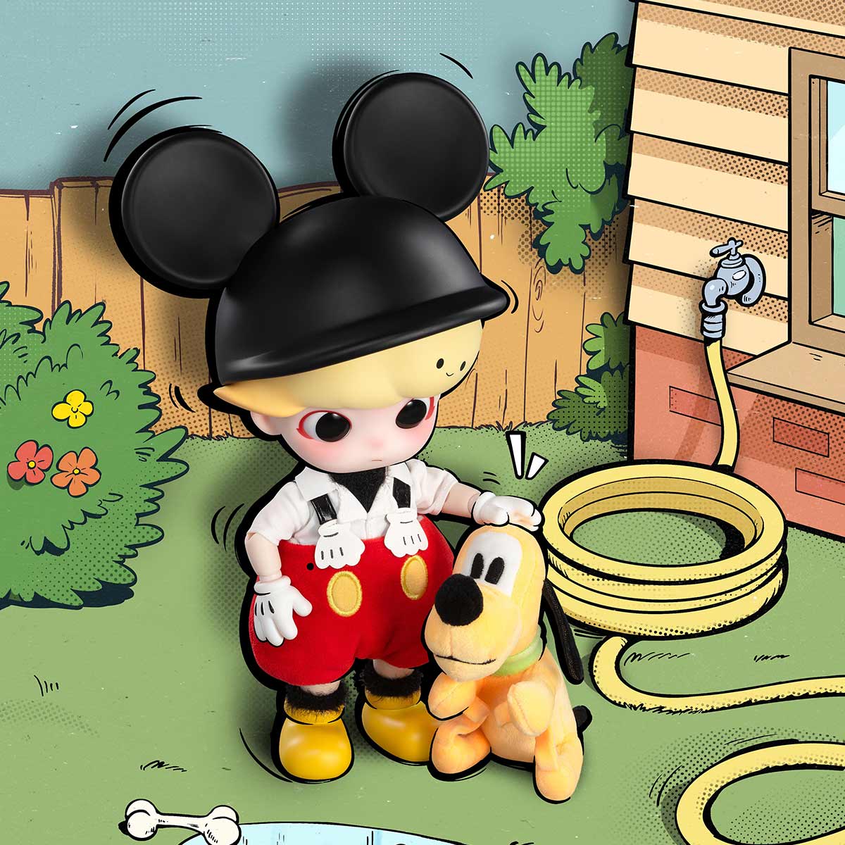 POPMART DIMOO MICKEY 1/8 Action Figure