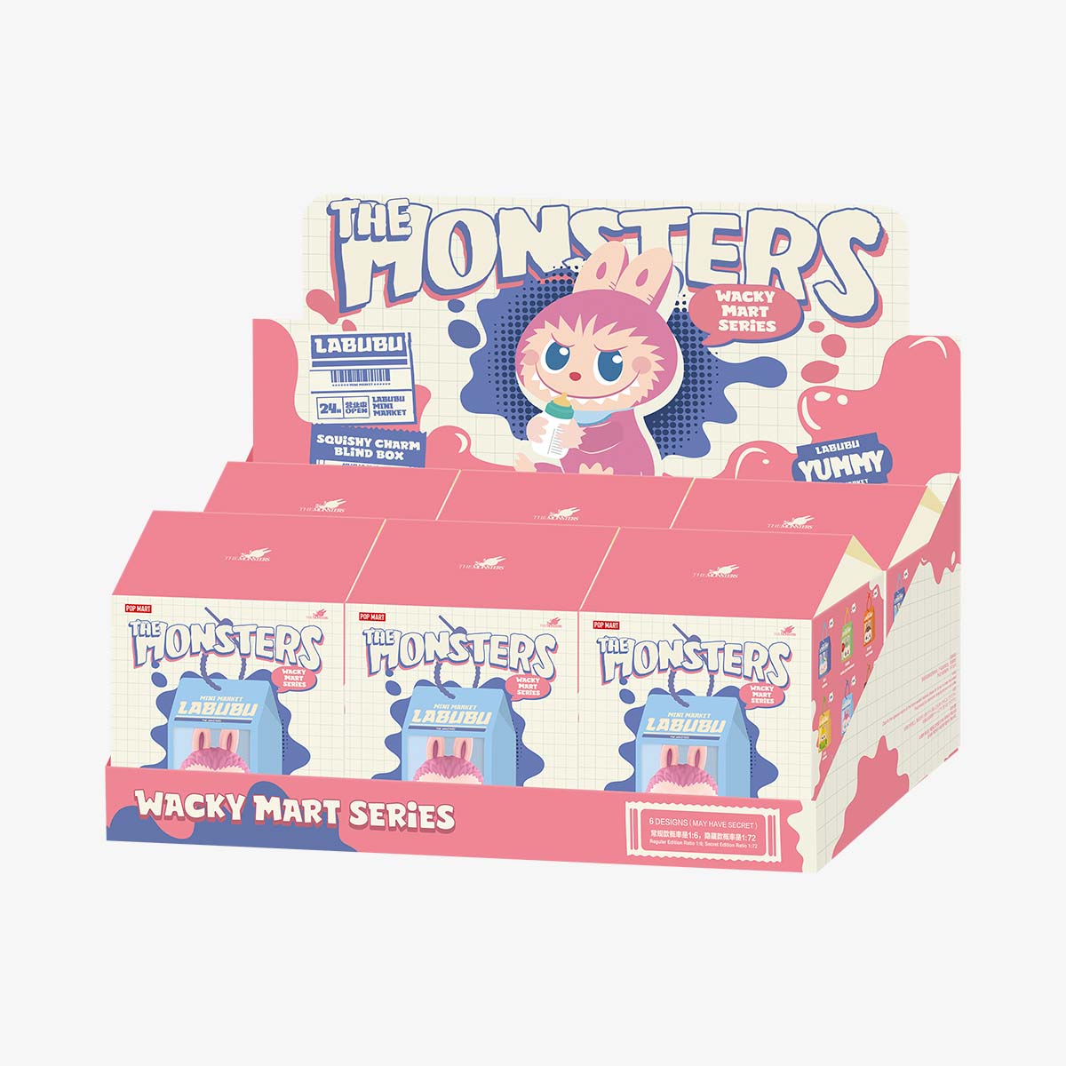 POPMART THE MONSTERS Wacky Mart Series Pinch Pendant Blind Box
