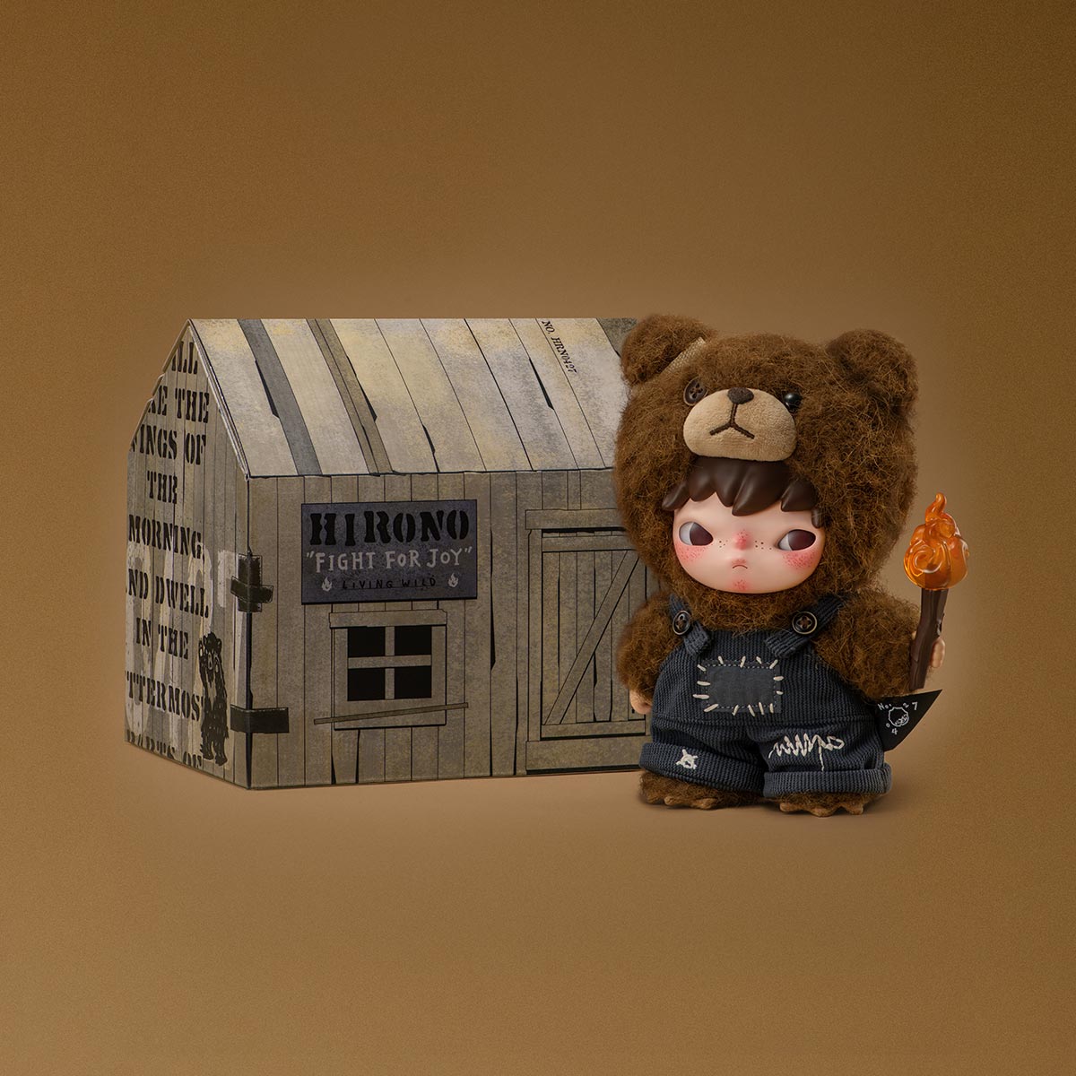 POPMART Hirono Living Wild-Fight for Joy Plush Doll