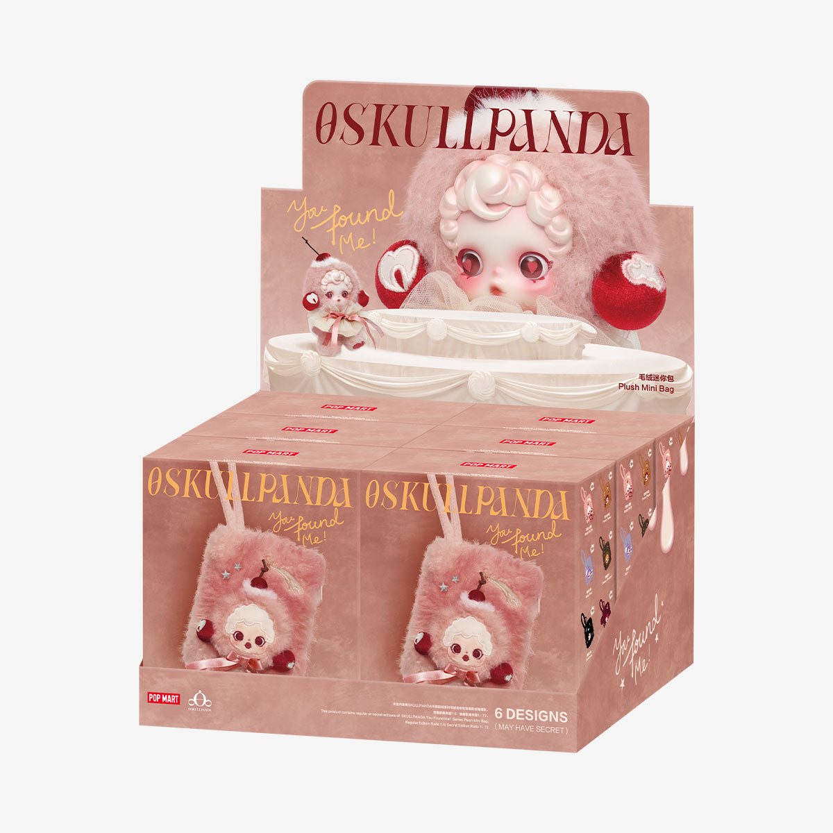 POPMART SKULLPANDA You Found Me!Series Plush Mini Bag