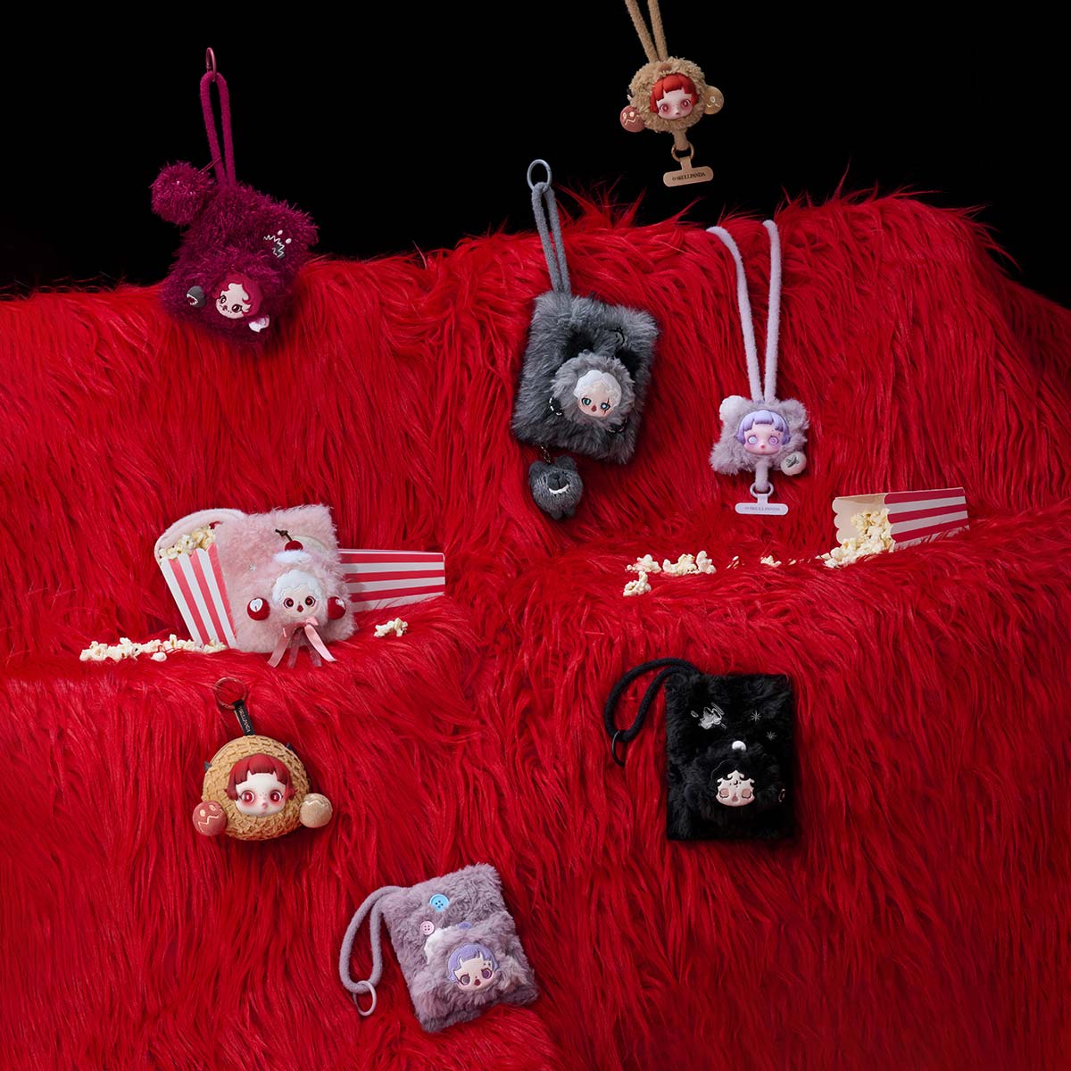 POPMART SKULLPANDA You Found Me!Series Plush Mini Bag