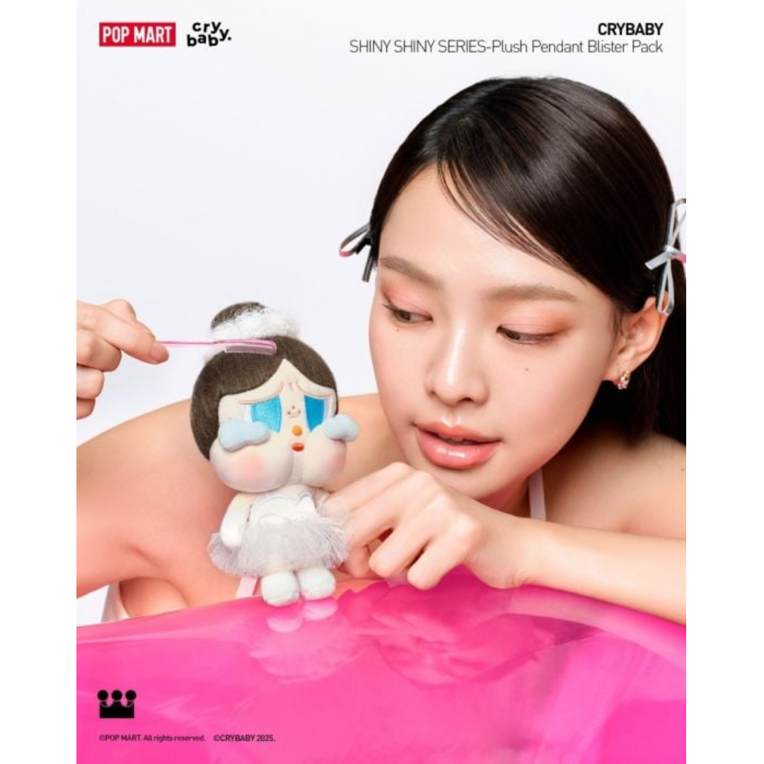 POP MART Crybaby Shiny Shiny Plush Pendant Blister Pack
