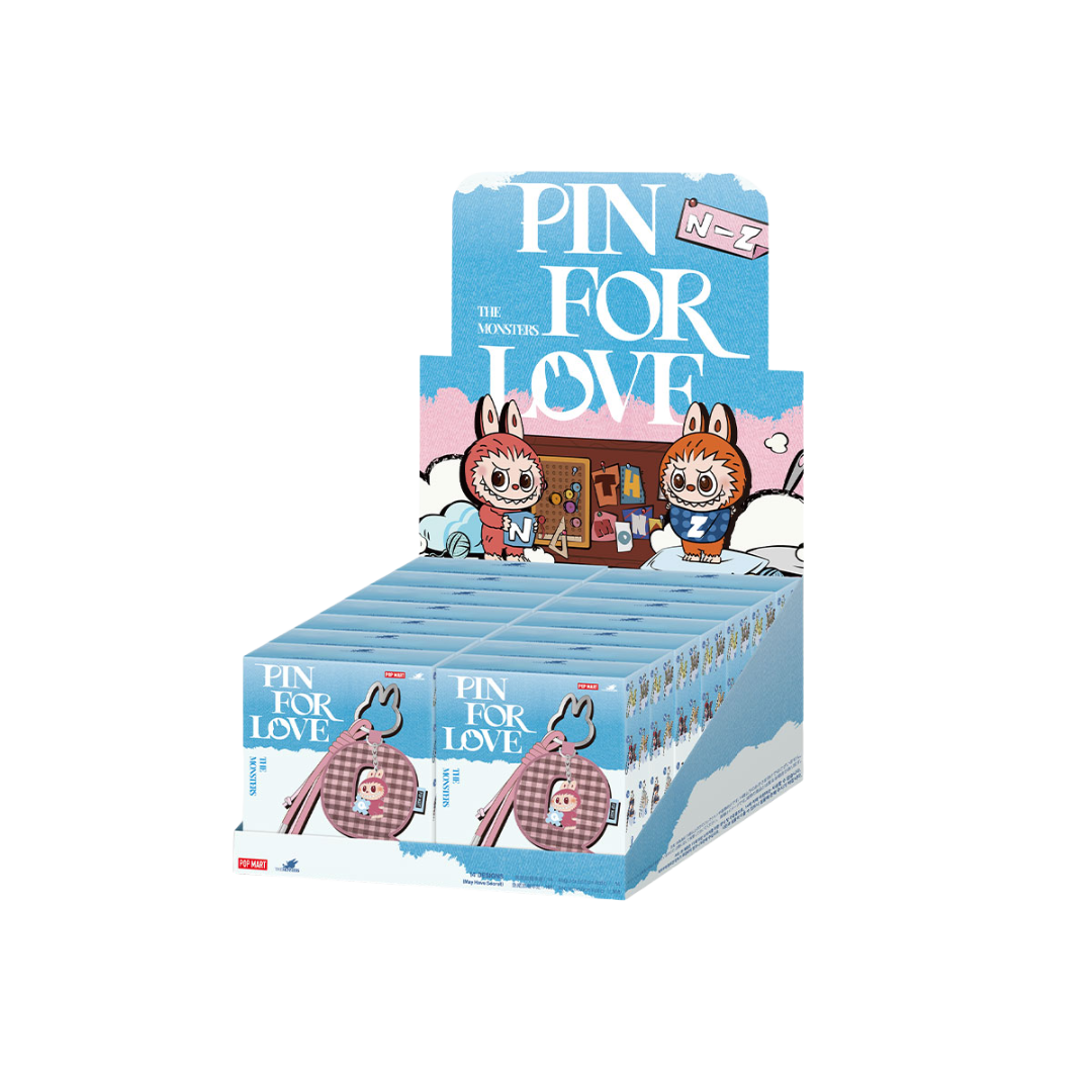 THE MONSTERS Pin for Love Series- Letter Pendant Blind Box (N-Z)