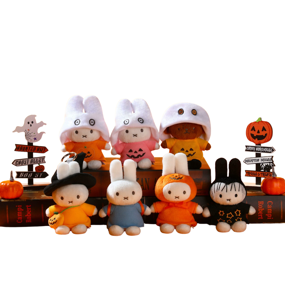 VIPO Miffy Halloween Plush Keychain Blind Box
