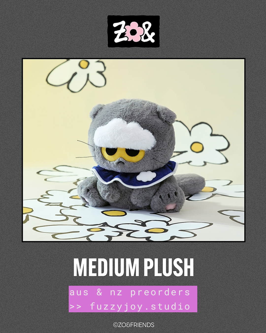 LINE FRIENDS ZO&FRIENDS Medium Plush
