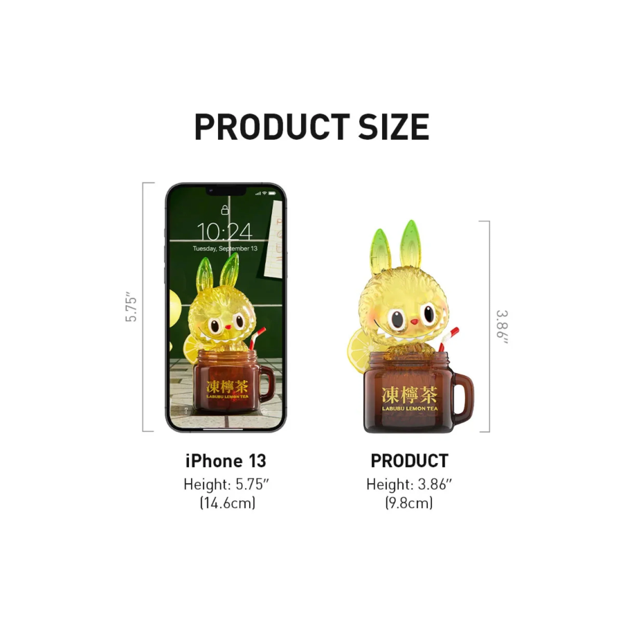 The Monsters Labubu Lemon Tea Figure