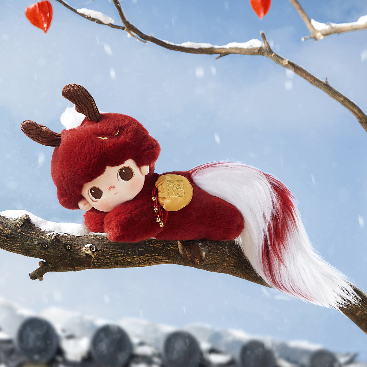 POP MART: DIMOO Stories in the Cup Series-Auspicious Animal Cotton Doll
