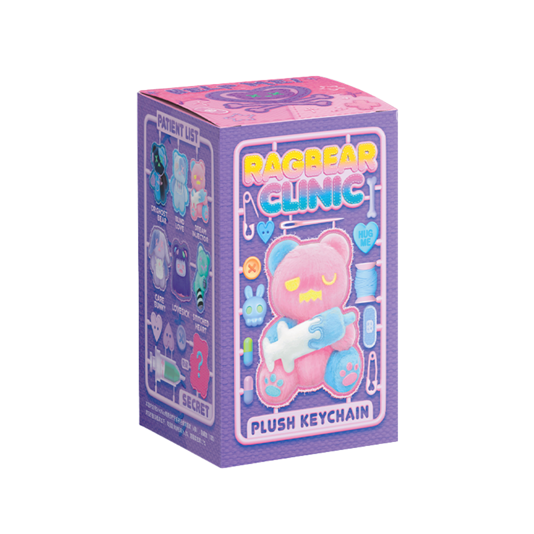 FINDING UNICORN ShinWoo Ragbear Clinic Plush Keychain Blind Box