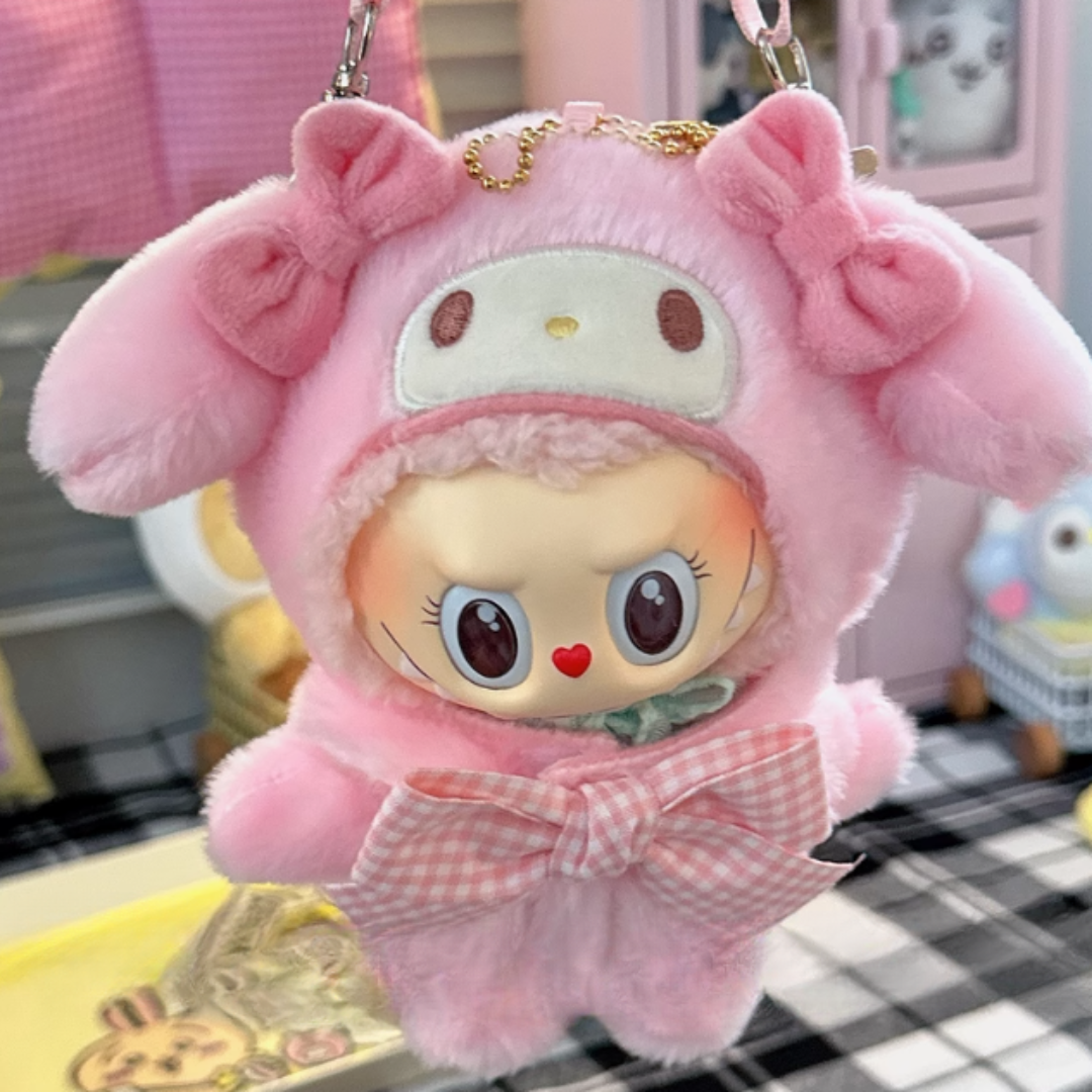 Cartoon Plush Carry Bag Suit (4 styles)