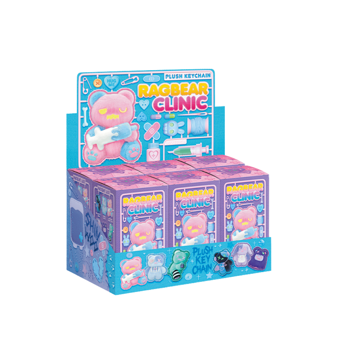 FINDING UNICORN ShinWoo Ragbear Clinic Plush Keychain Blind Box