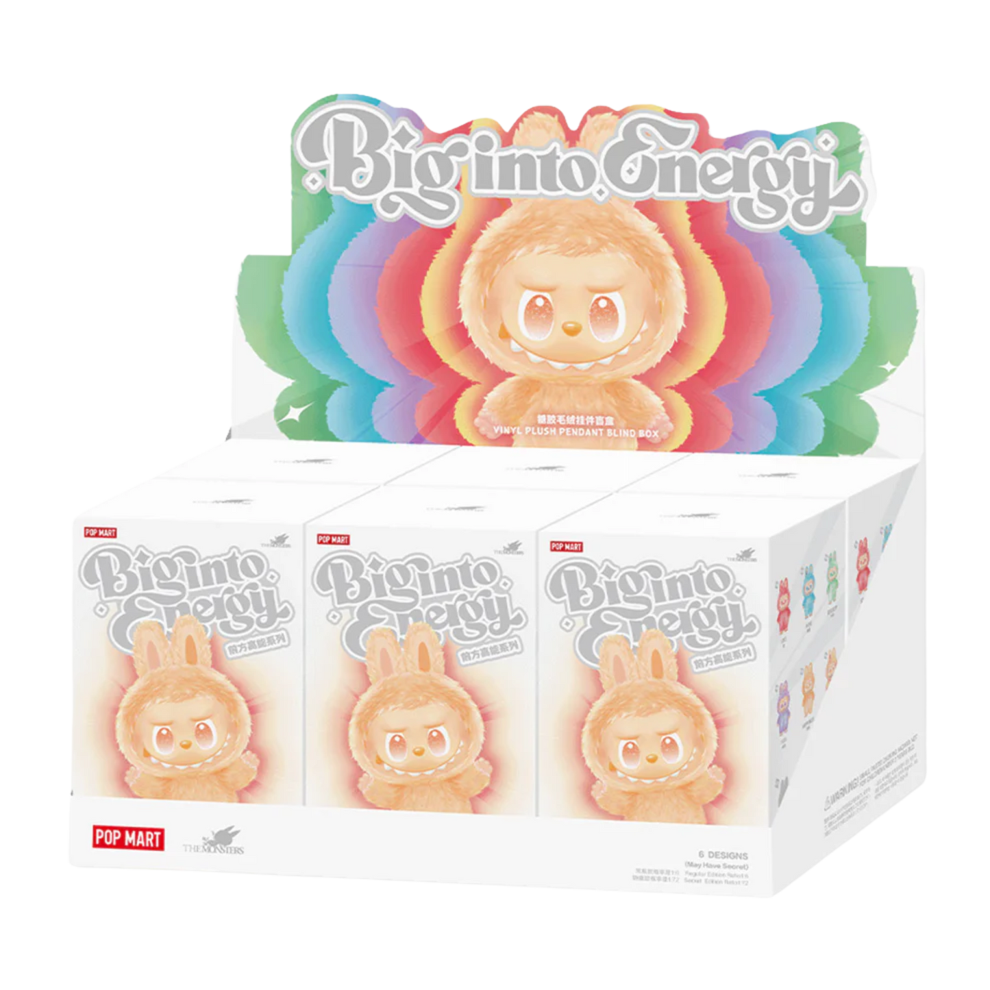 Pop Mart Labubu Big into Energy V3 full set packaging