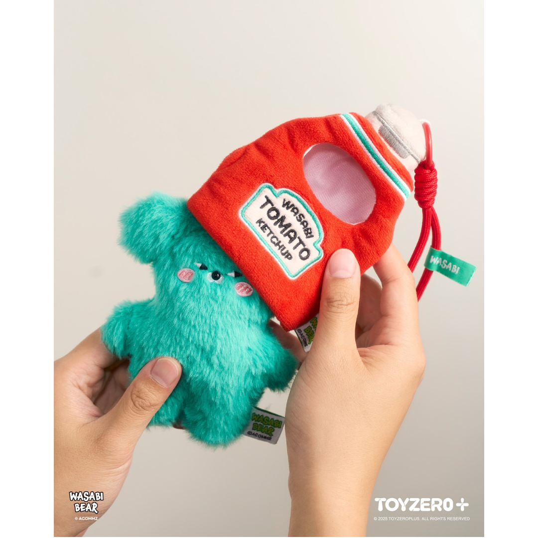WASABI BEAR Flavor Series Plush Keychain Blind Box