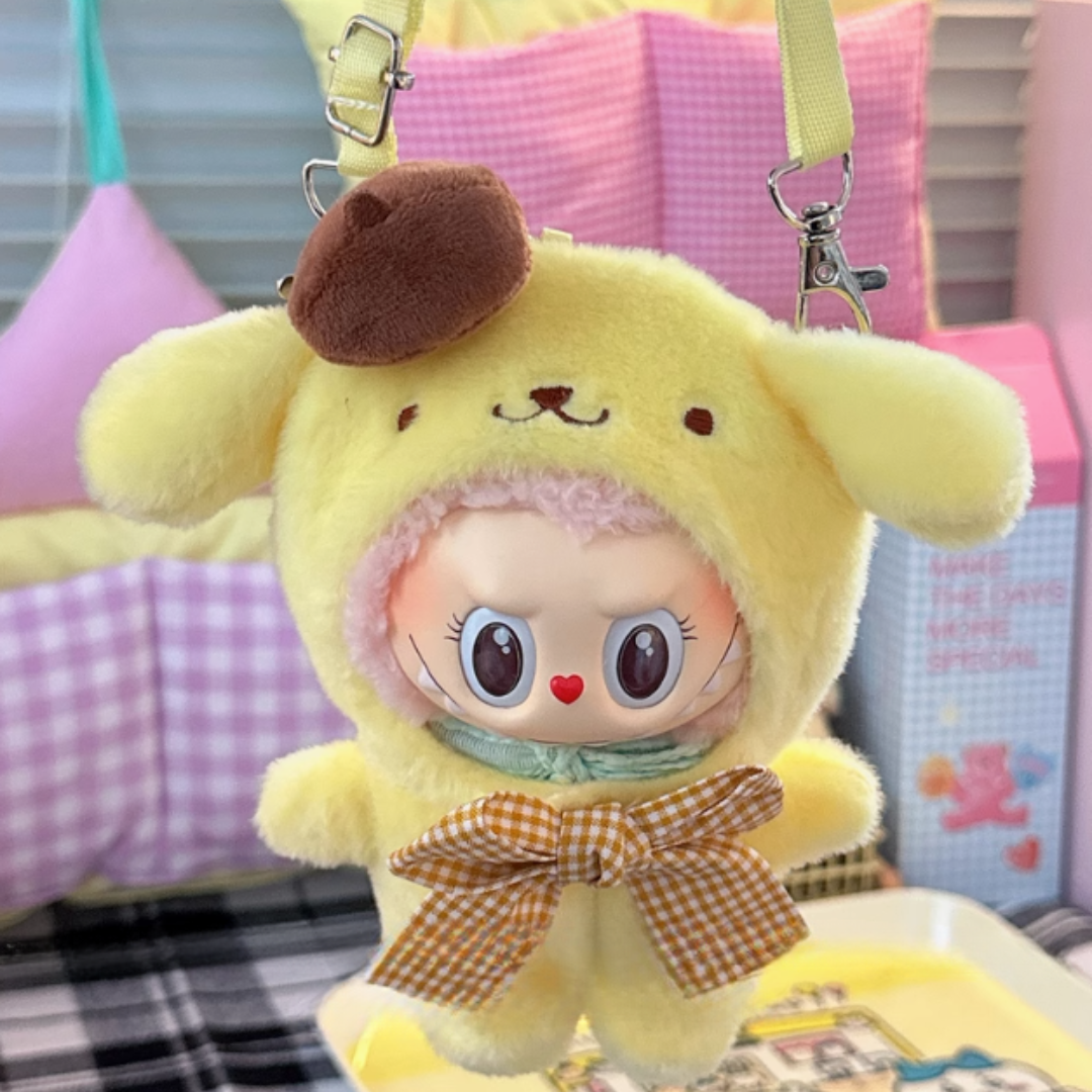 Cartoon Plush Carry Bag Suit (4 styles)