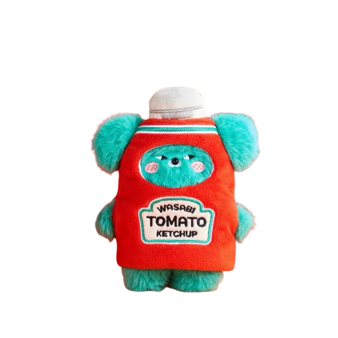 WASABI BEAR Flavor Series Plush Keychain Blind Box