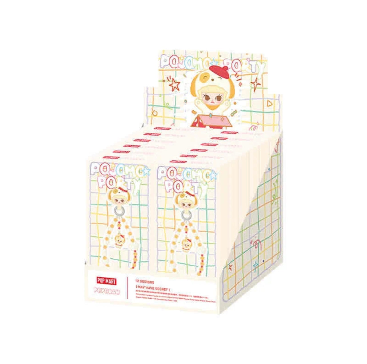POPMART: POP BEAN Pajamas Party mobile phone chain