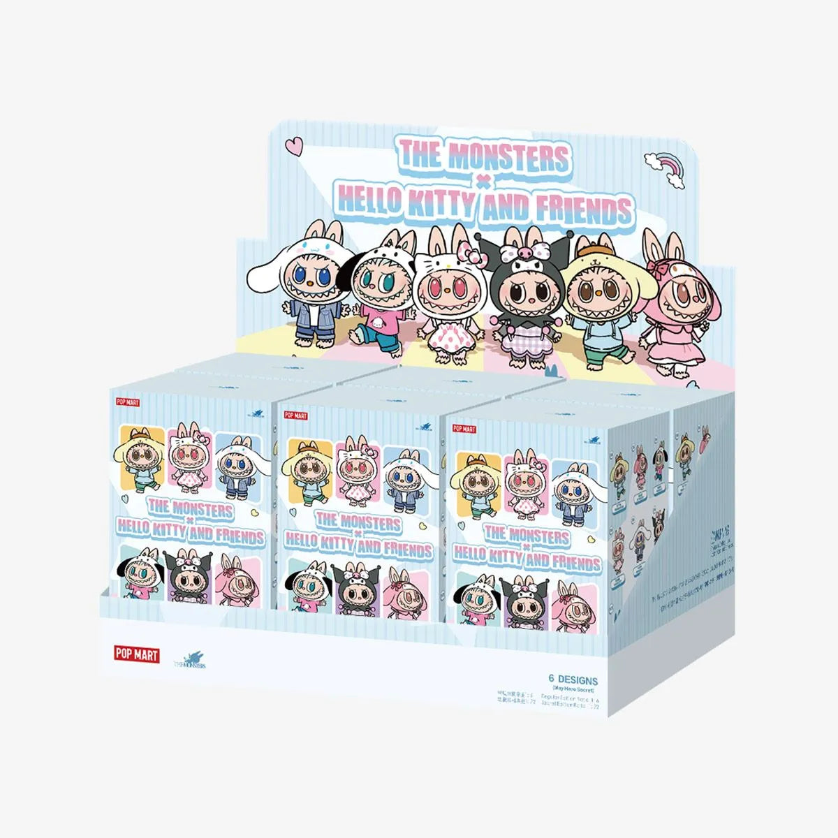 THE MONSTERS x Hello Kitty and Friends Series-Vinyl Plush Pendant Blind Box