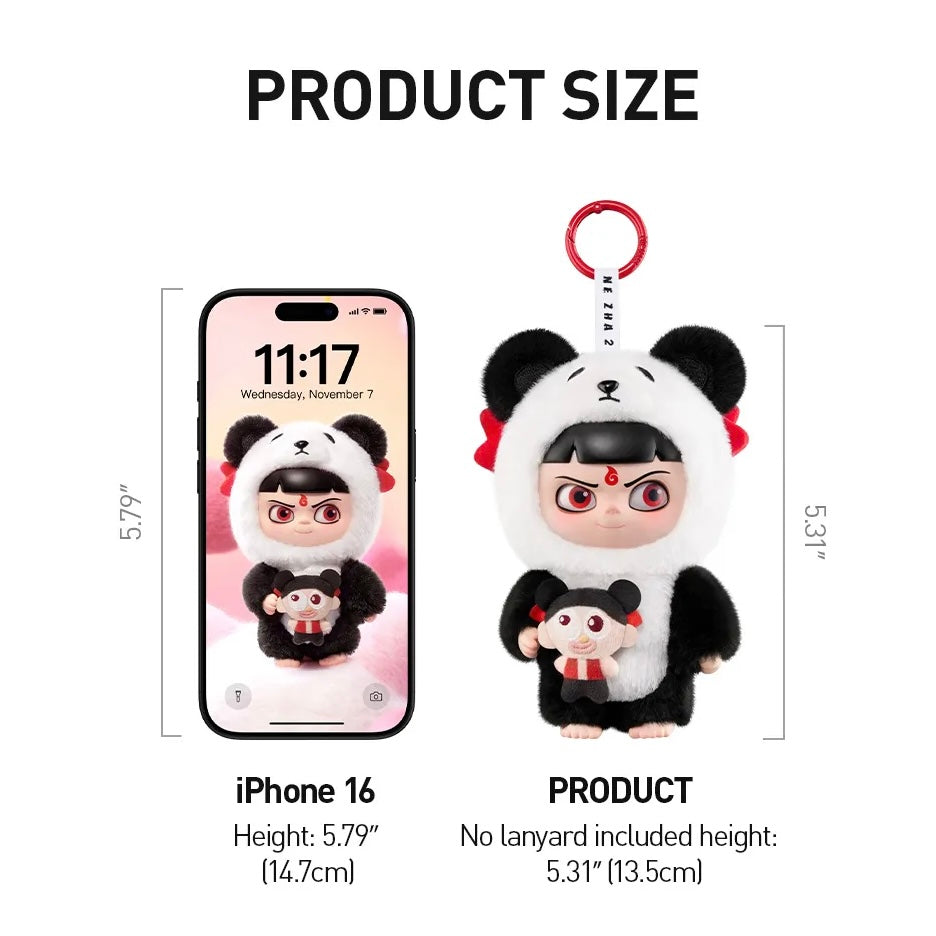 NeZha 2 Dress Up Party Series Vinyl Plush Doll Pendant