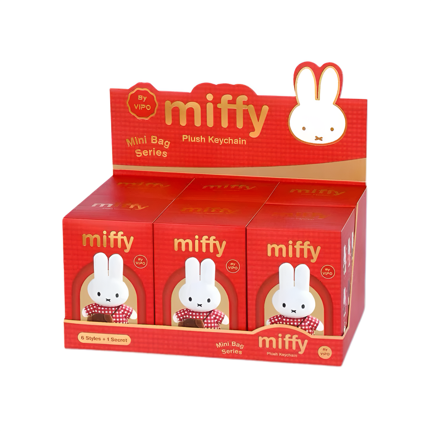 VIPO Miffy Mini Bag Series Plush Keychains