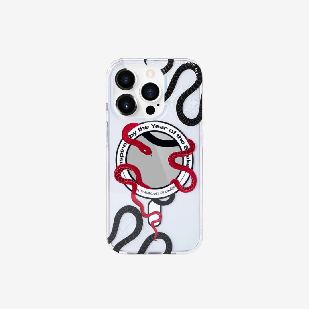 cas:pace 24A/W MagSafe compatible "year of the snake" mobile phone case