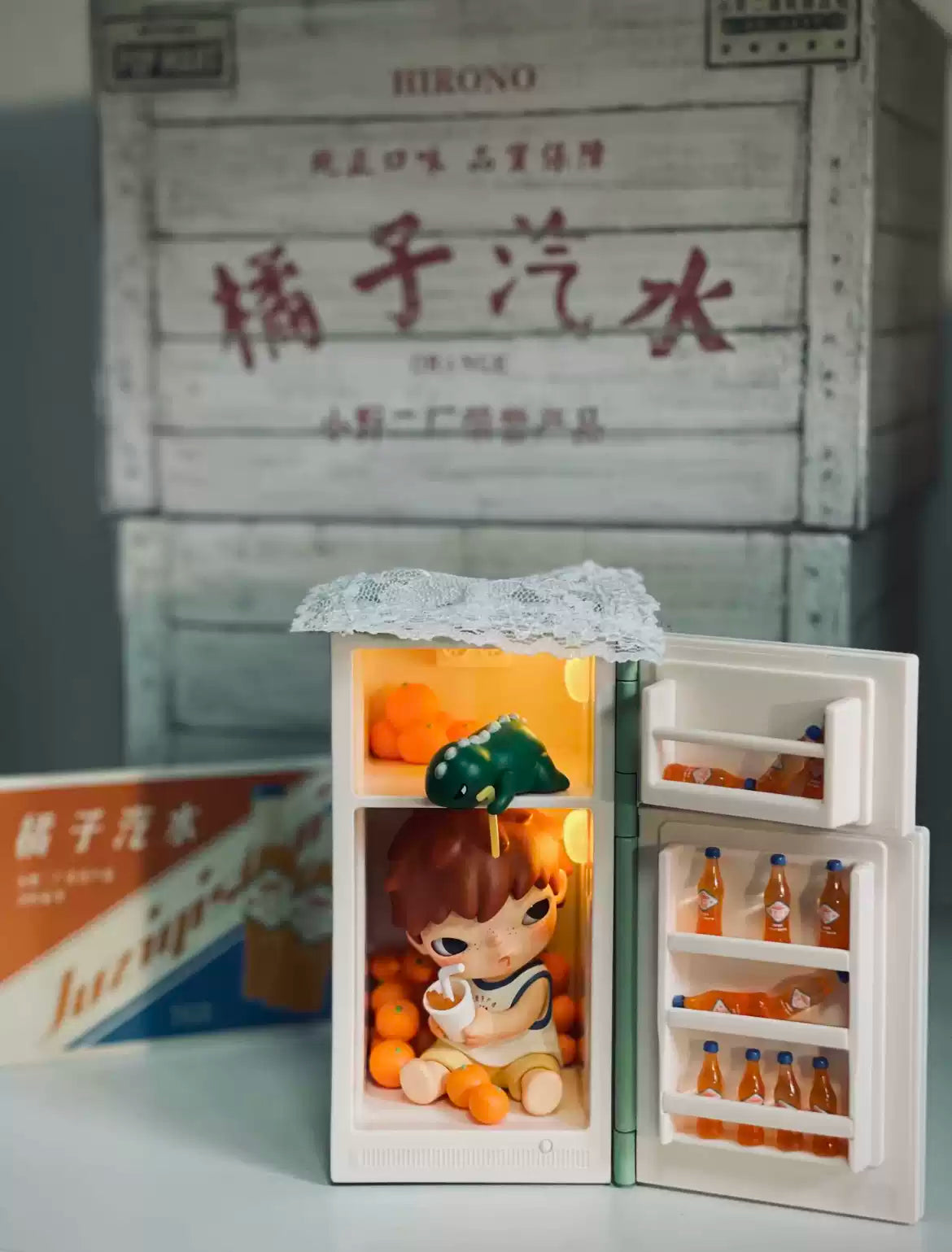 POPMART Hirono Orange Soda PTS Exclusive
