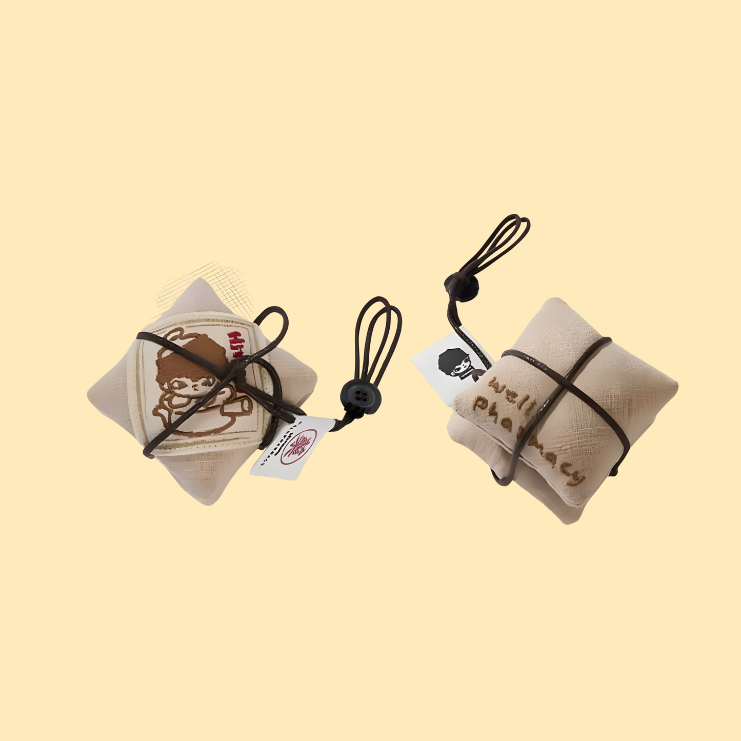 Hirono Well Pharmacy Series Tranquility Sachet Pendant Shanghai Limited Edition