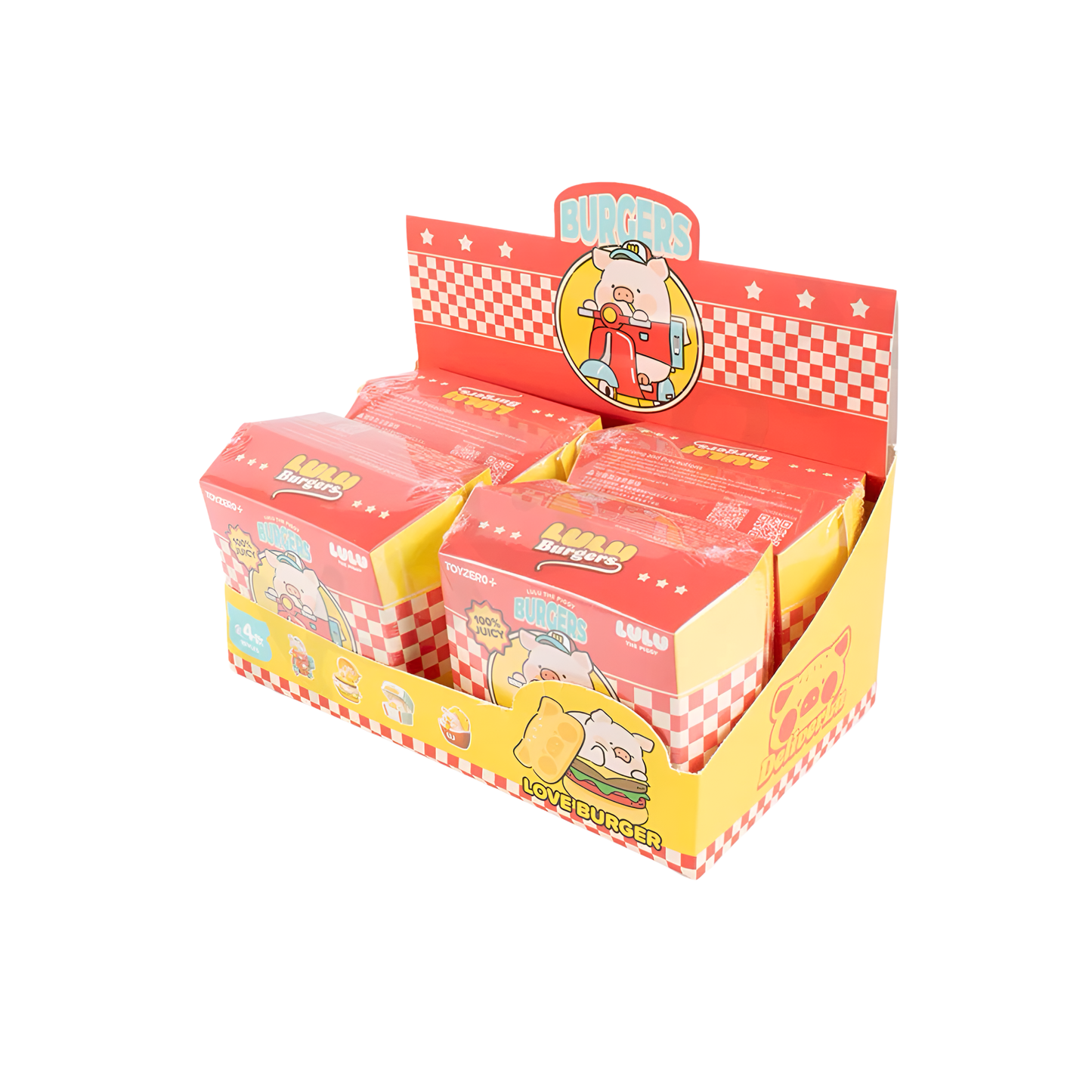 TOYZERO+ LuLu The Piggy -Burger Express Movable Series Blind Box