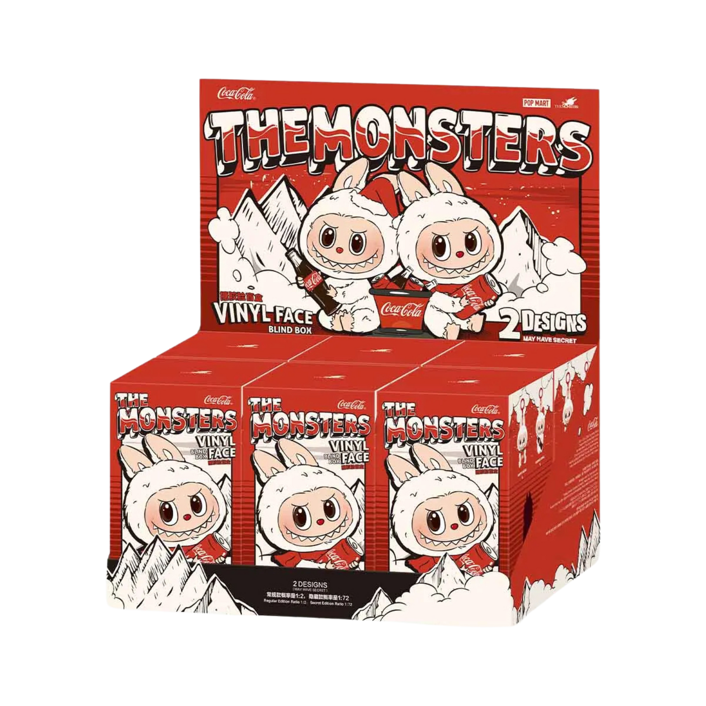 THE MONSTERS COCA-COLA Vinyl Face Blind Box