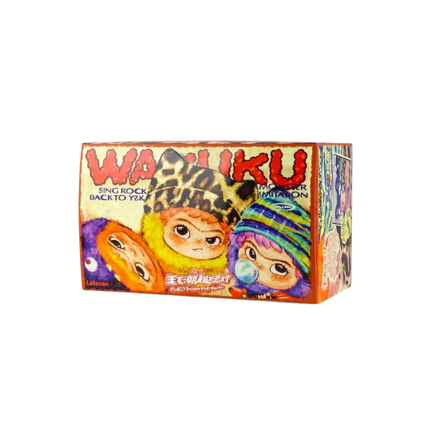 WAKUKU Fuzzy Trendy Fun Party Series Plush Blind Box