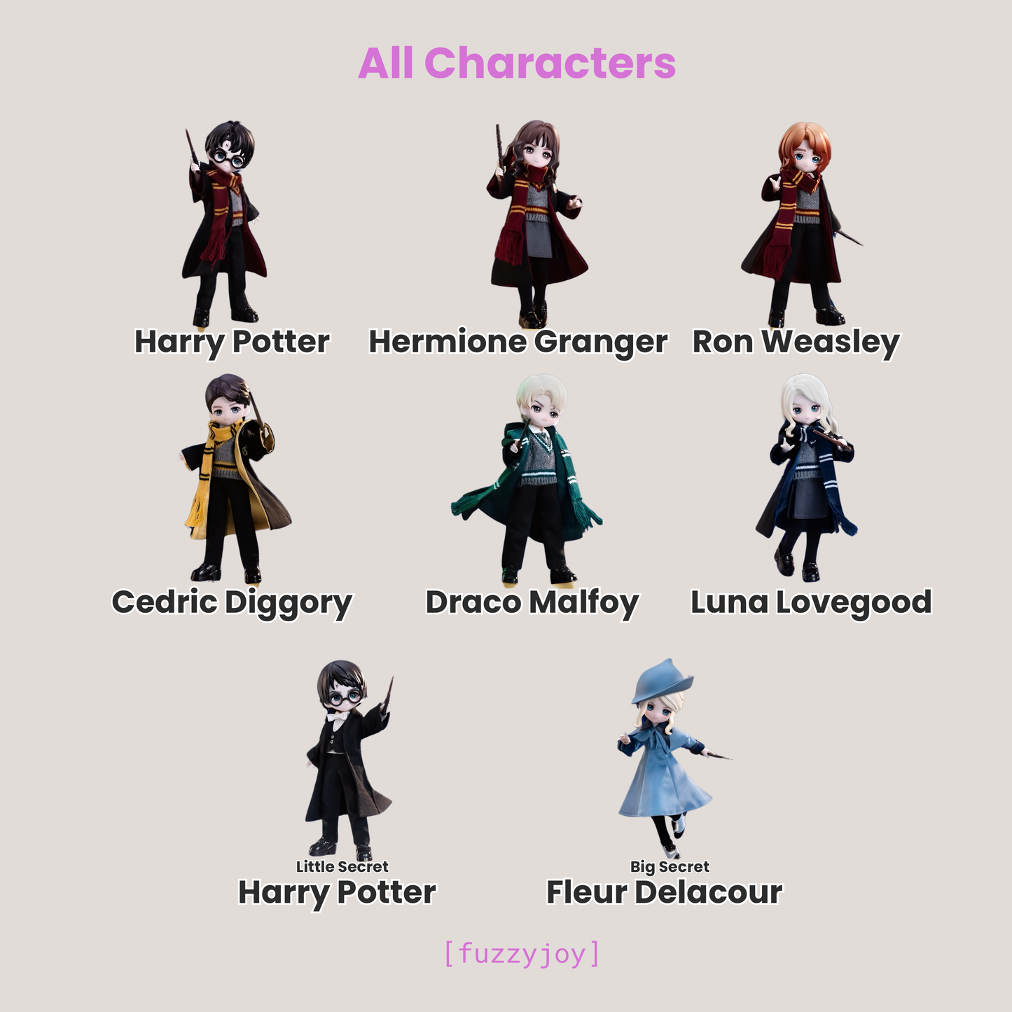 COME4FREE x HarryPotter Series 1/12 BJD Action Figure