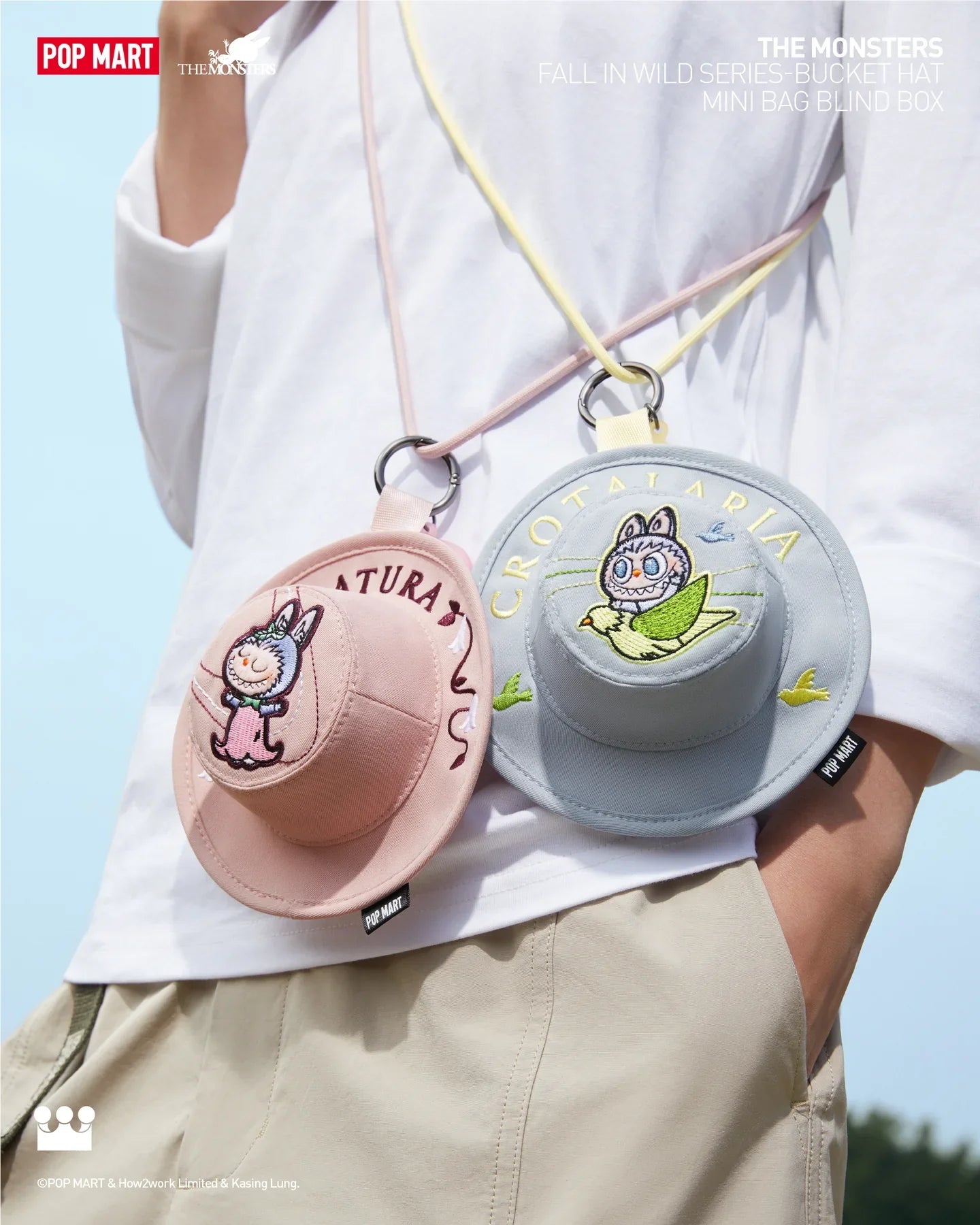 POP MART The Monsters Fall In Wild - Bucket Hat Mini Bag Blind Box